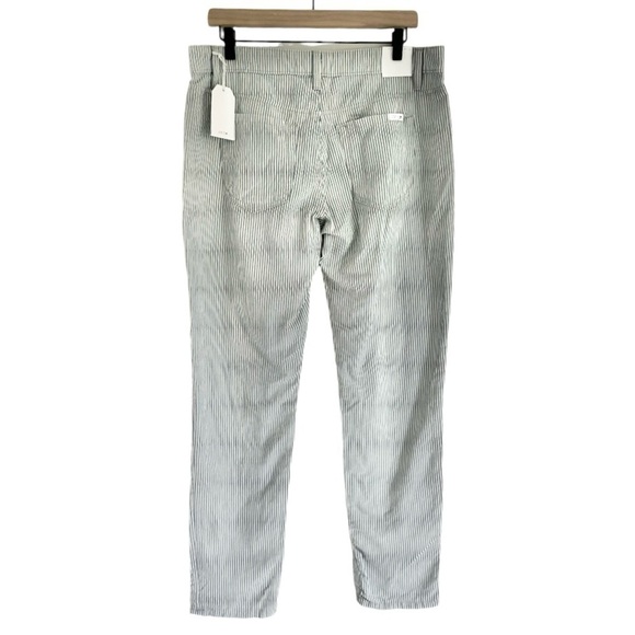NWT Joe’s Jeans The Weekender Slim Fit Pin Stripe Crop Pants Blue White Size 31 - Picture 2 of 10